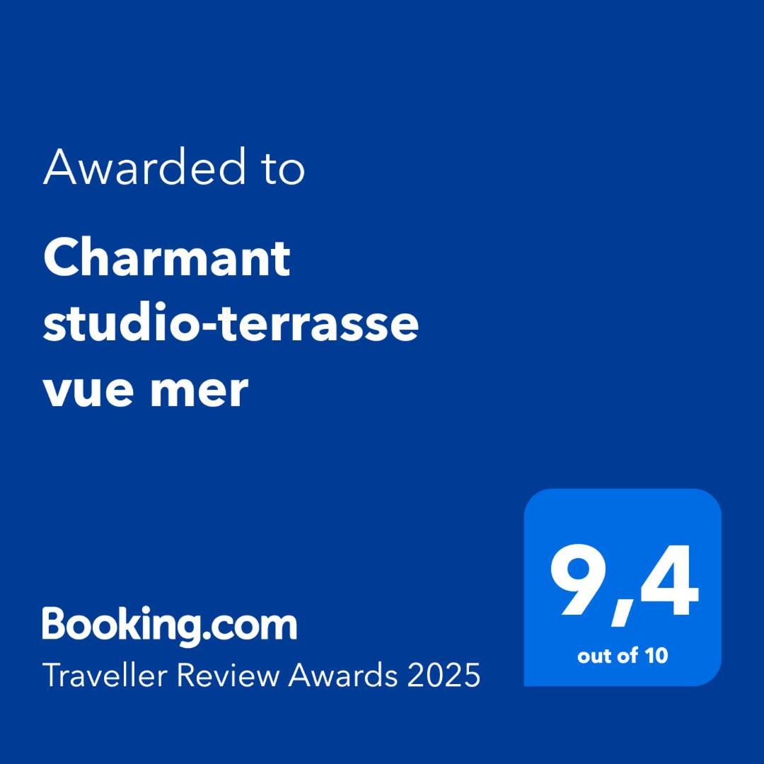 Charmant Studio-Terrasse Vue Mer 马赛 外观 照片